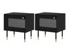 Natbordssæt Feletri 107 (Sort)