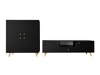 Stuemøbelsæt Monfera 105 (Sort)