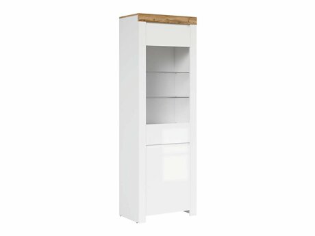 Reol Sonsoru 104 (Hvid + Glansfuld hvid + Wotan eg)