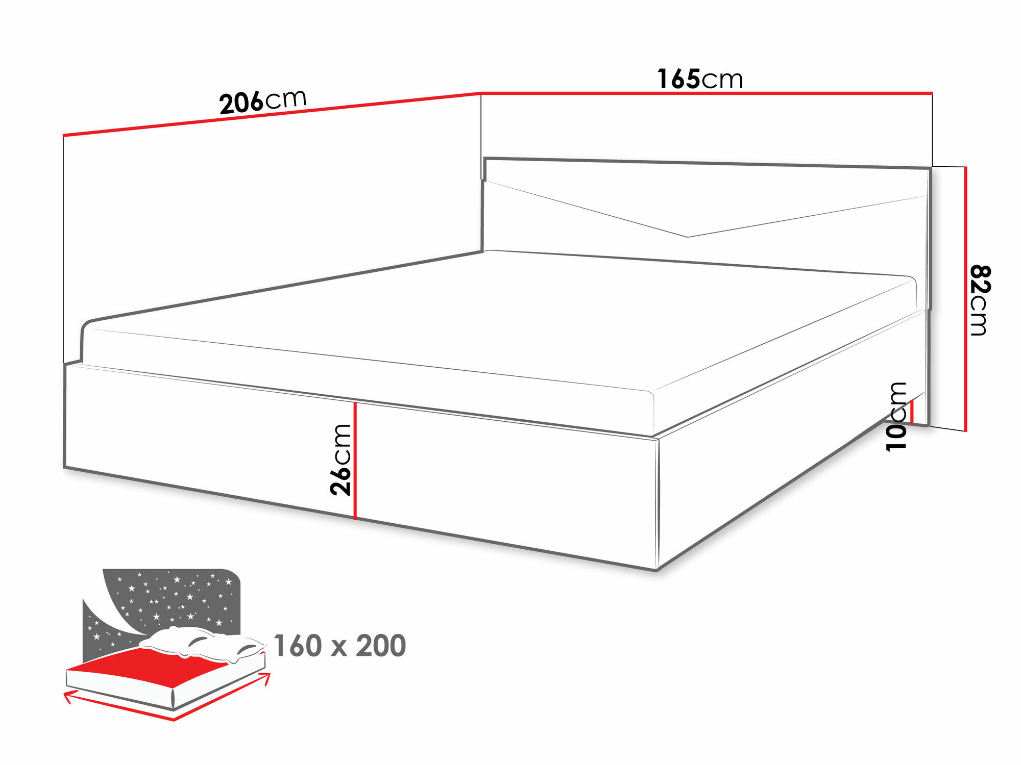 Seng Tenreme 107 (Egetræ + Sort)