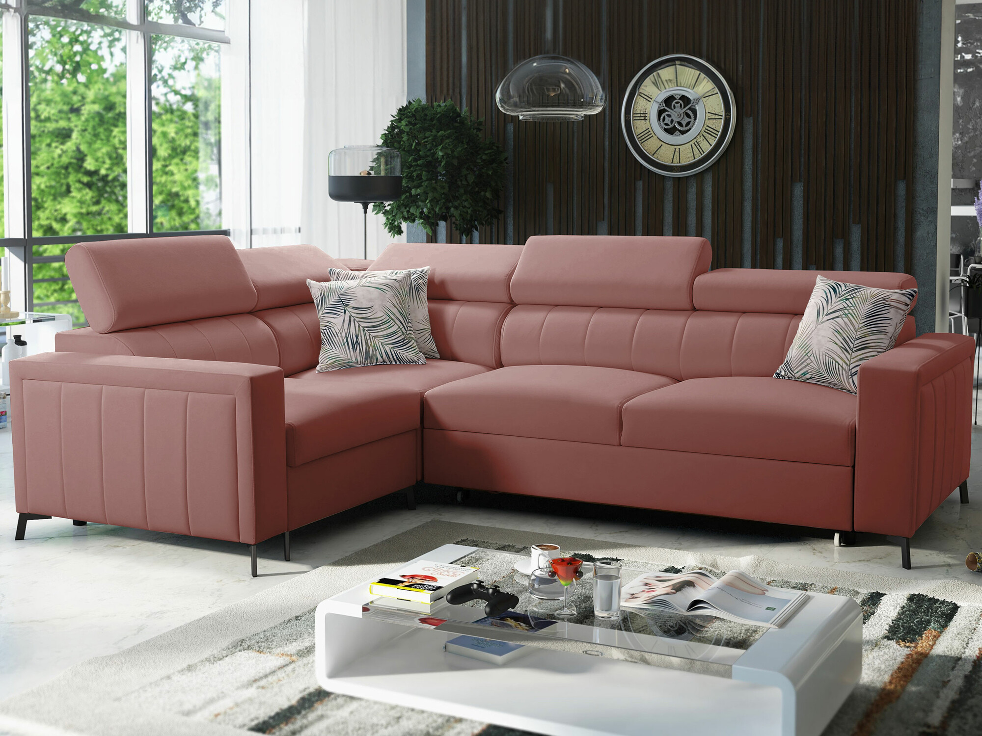 Hjørnesofa Sarasota 149 (Mono 235 + Botanical 36)