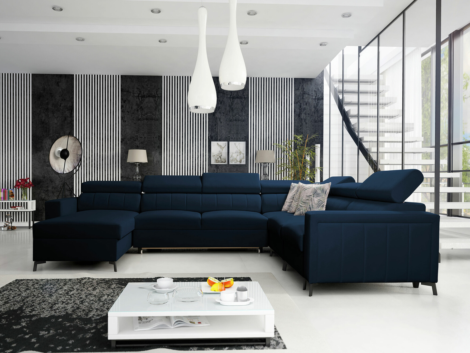 Hjørnesofa Sarasota 157 (Mono 242 + Botanical 36)
