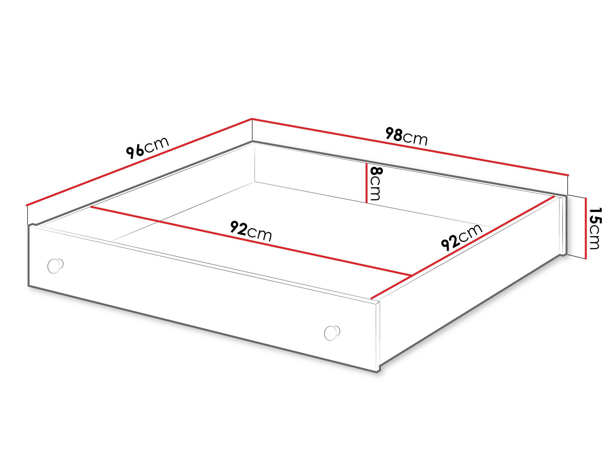 Skuffe Romelbo 147 (Hvid)