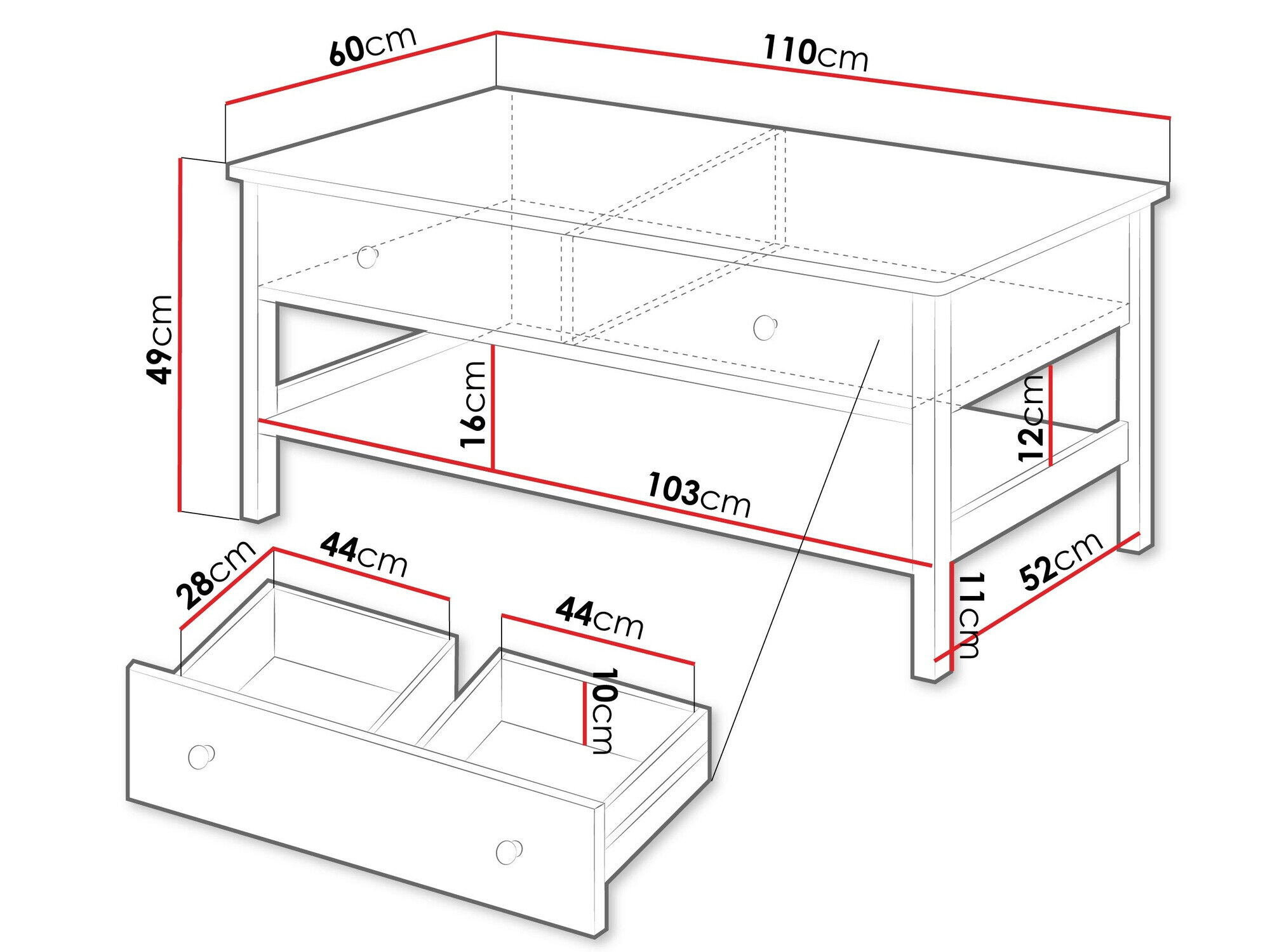 Sofabord Romelbo 131