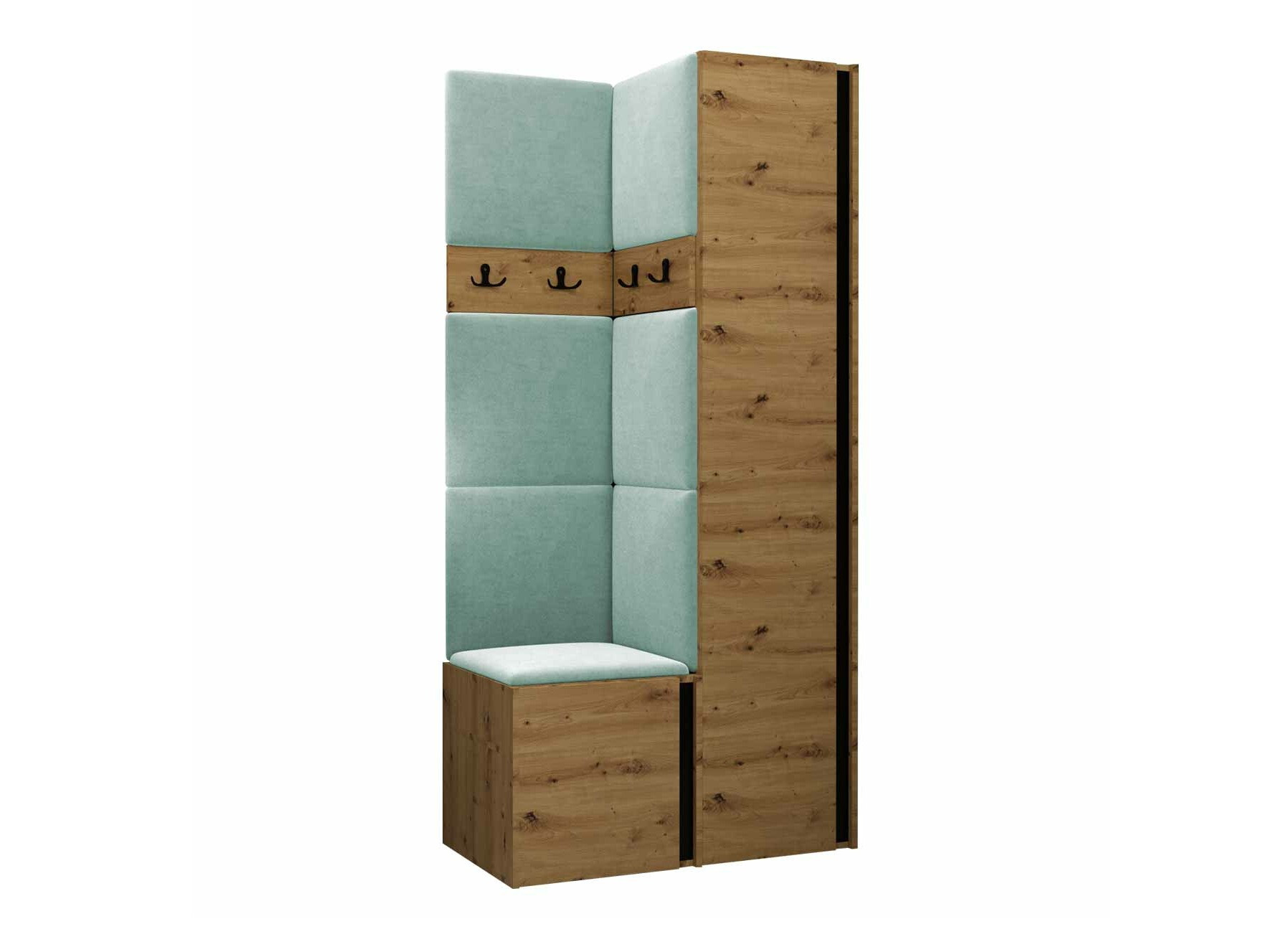 Entrésæt Pinis XXIV (Artisan eg + Sort)
