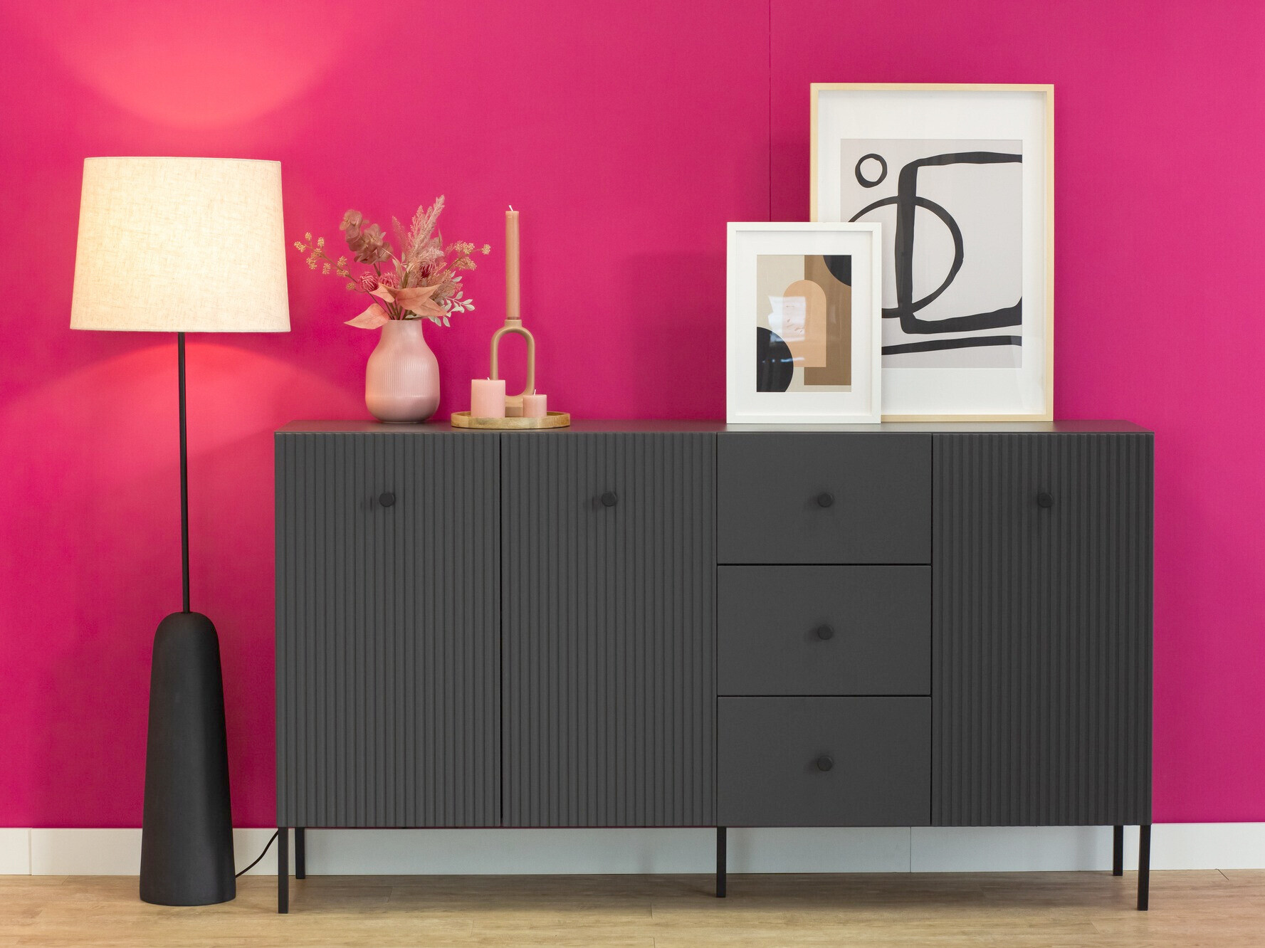 Kommode Etliva 102 (Antracit)