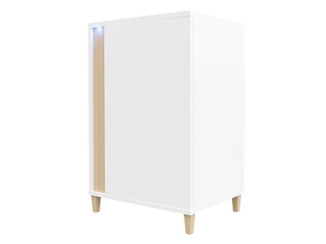 Skænk Livseri 100 (Hvid + Glansfuld hvid + Lyst træ)