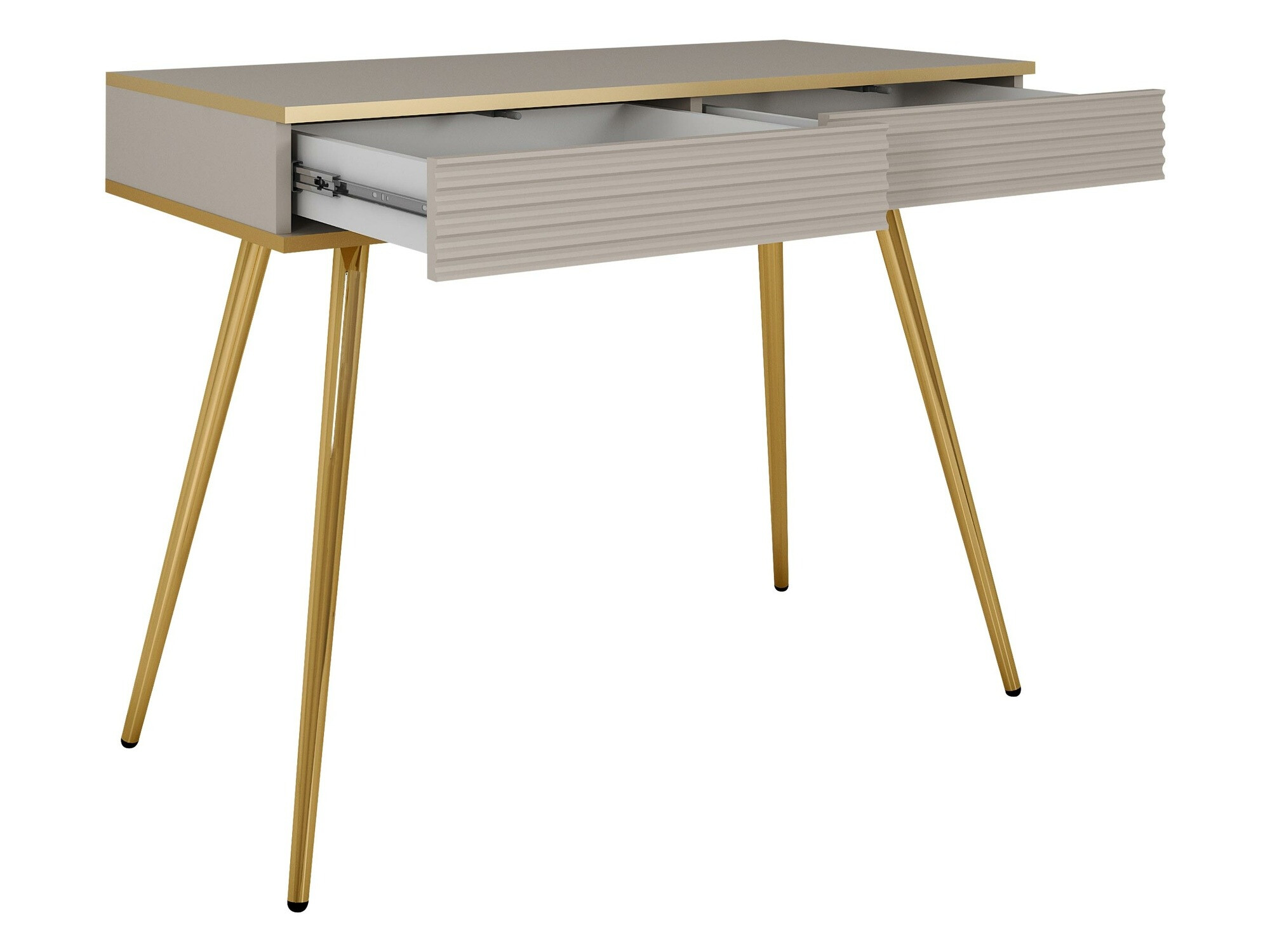Konsolbord Felduno 106 (Hvid + Gylden)