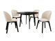 Spisestuesæt Racine 136 (Sort)