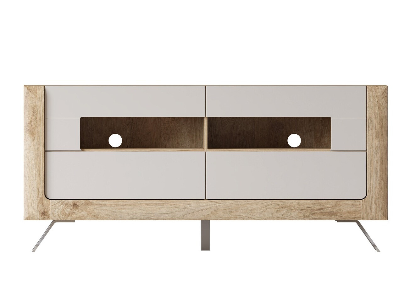TV-bord Sovera 105 (Gylden eg + Kashmir)