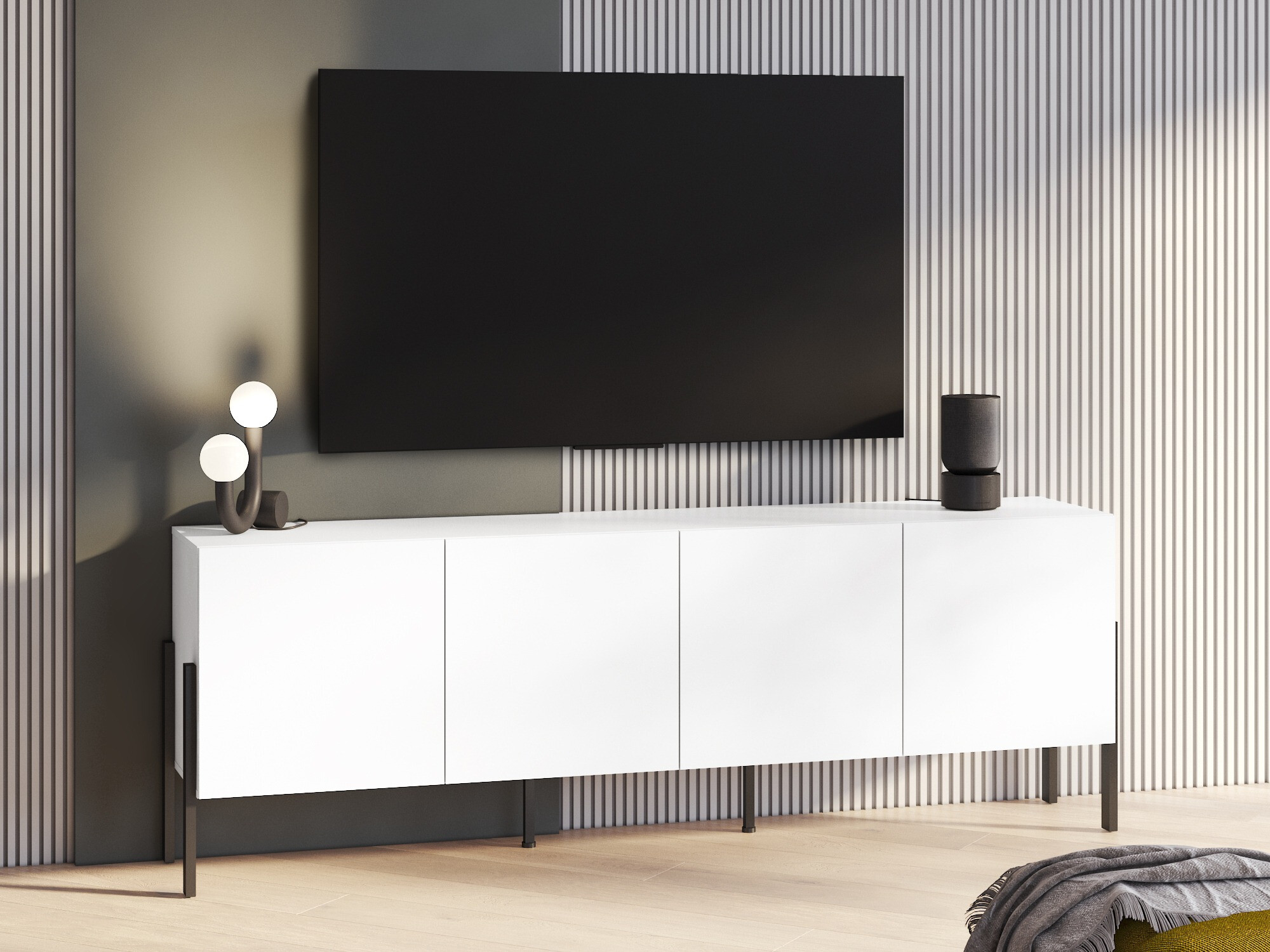 TV-bord Etsore 100 (Hvid)