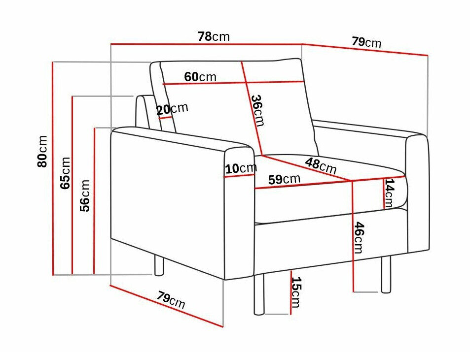 Lænestol Tenfloa 102 (Malmo 95)