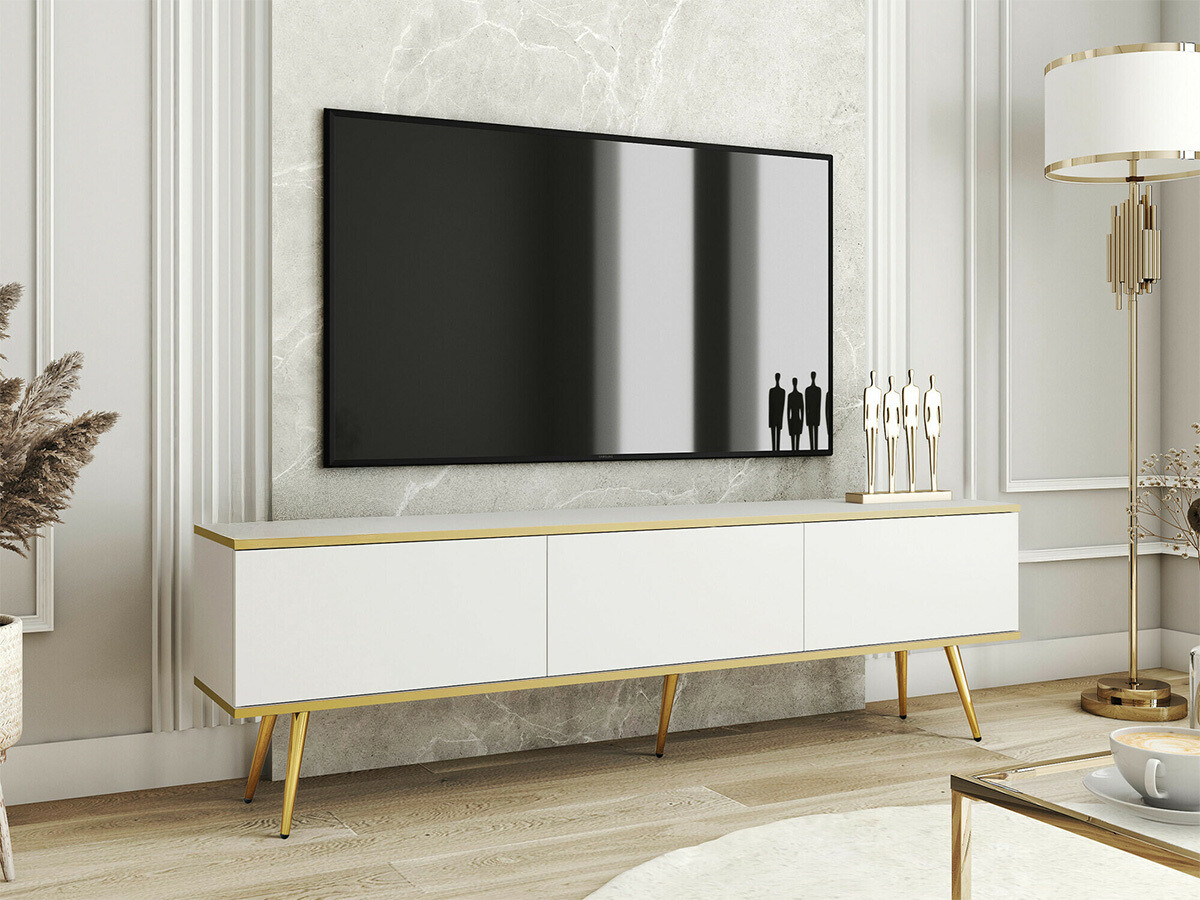 TV-bord Princal II (Hvid)