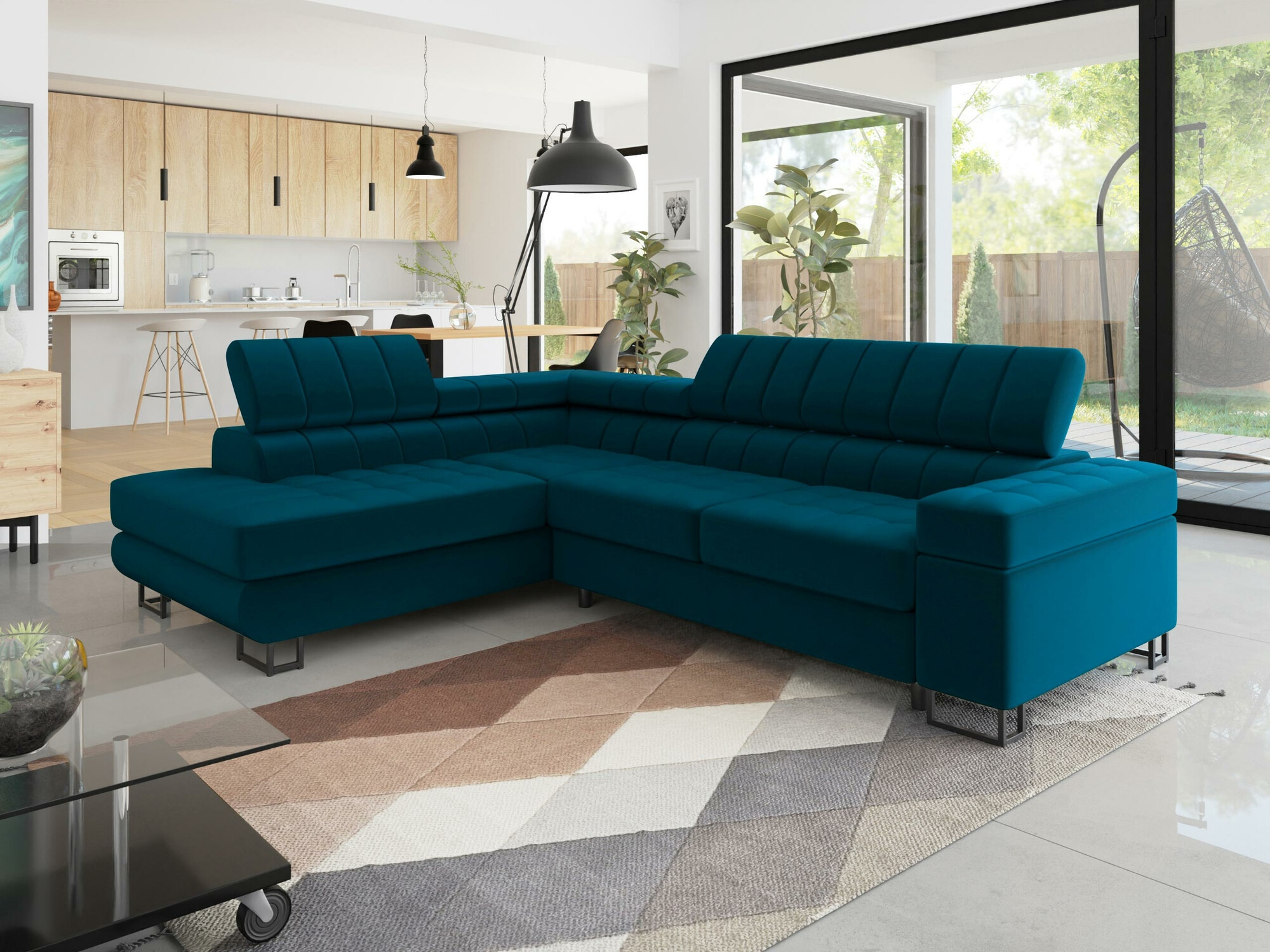 Hjørnesofa Comfivo Anima I (Venus fløjl 2911)