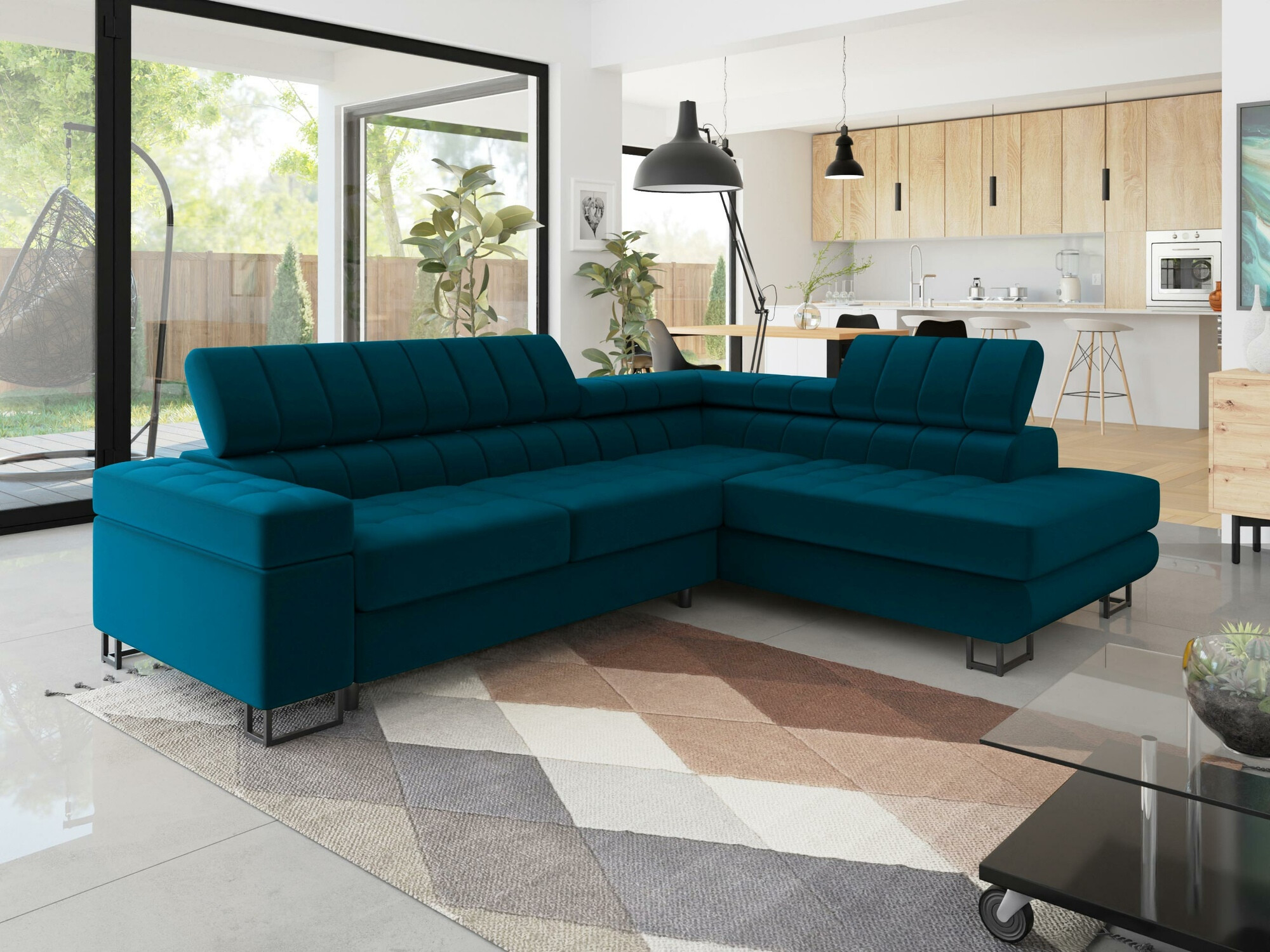 Hjørnesofa Comfivo Anima I (Venus fløjl 2911)