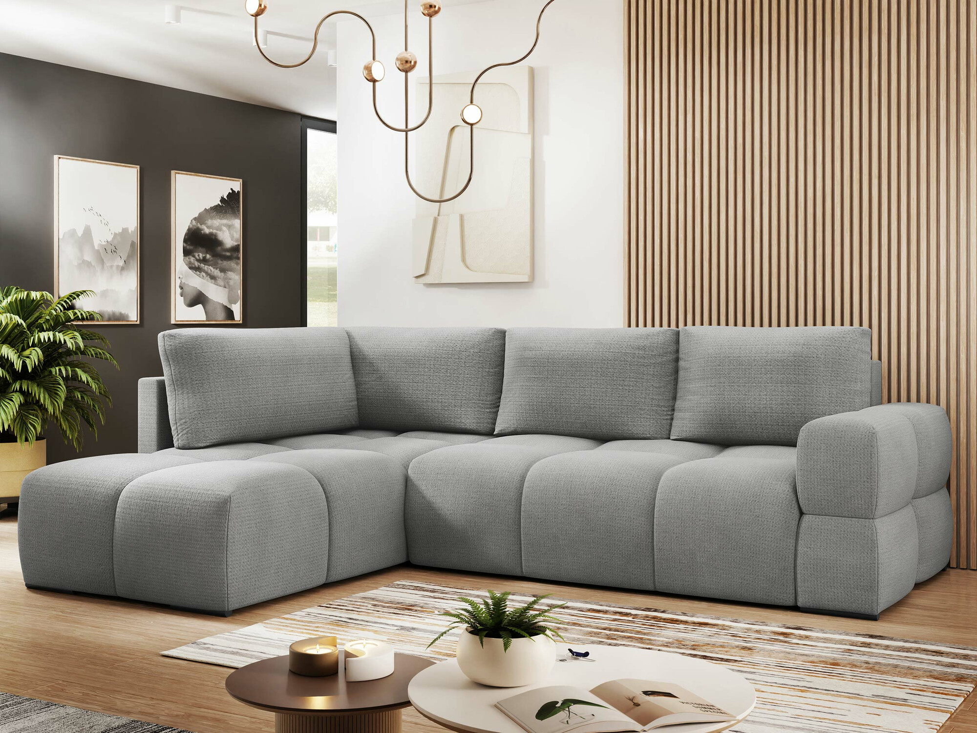Hjørnesofa Lincoln 198 (Artico Stål)