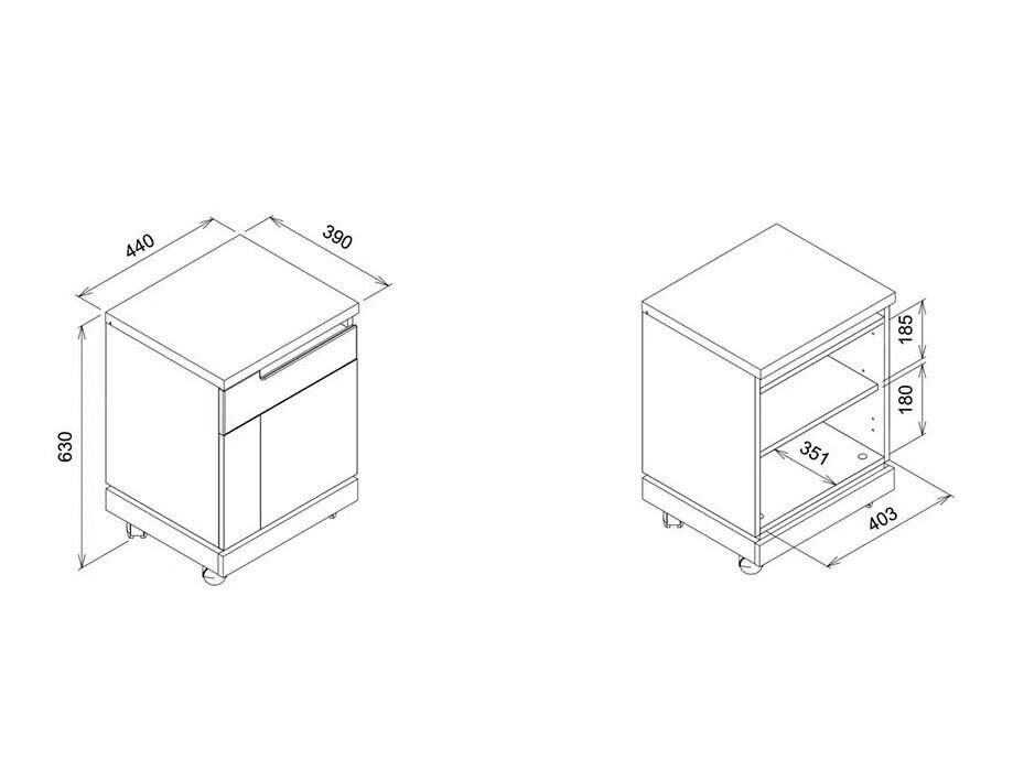 Skuffesektion Elicali 112