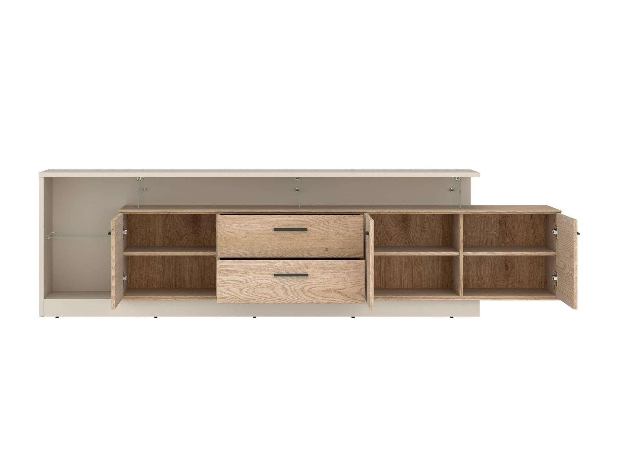 TV-bord Avicoro 107 (Kashmir + Sonoma eg)