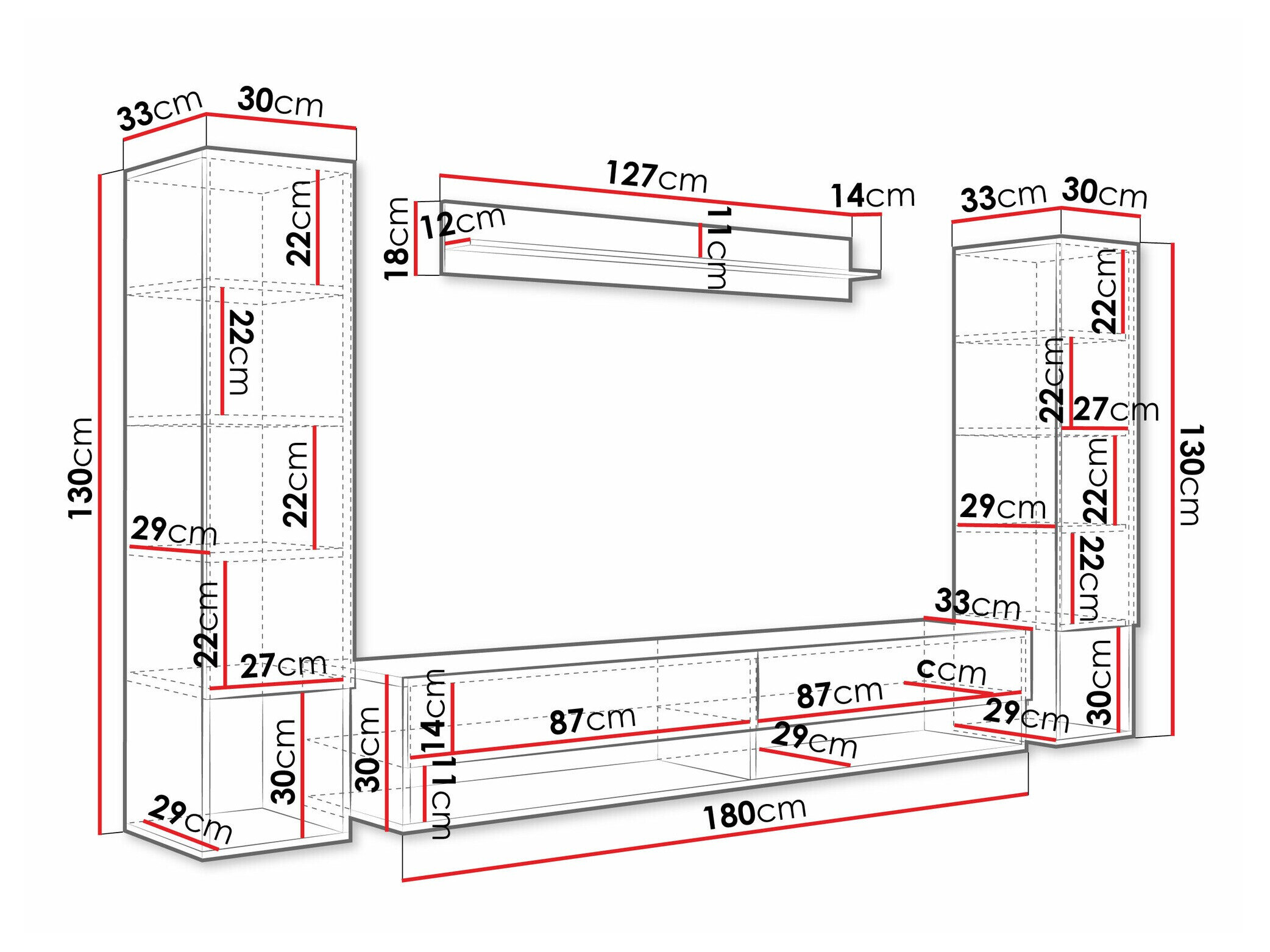 Stuemøbelsæt Sarasota 176 (Wotan eg)
