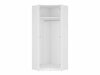 Hjørnegarderob Novsore 119 (Hvid)