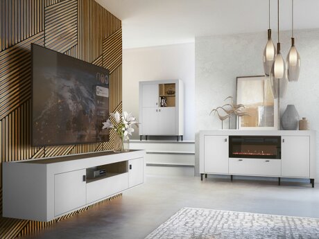 Stuemøbelsæt Mormavu 115 (Mat hvid)