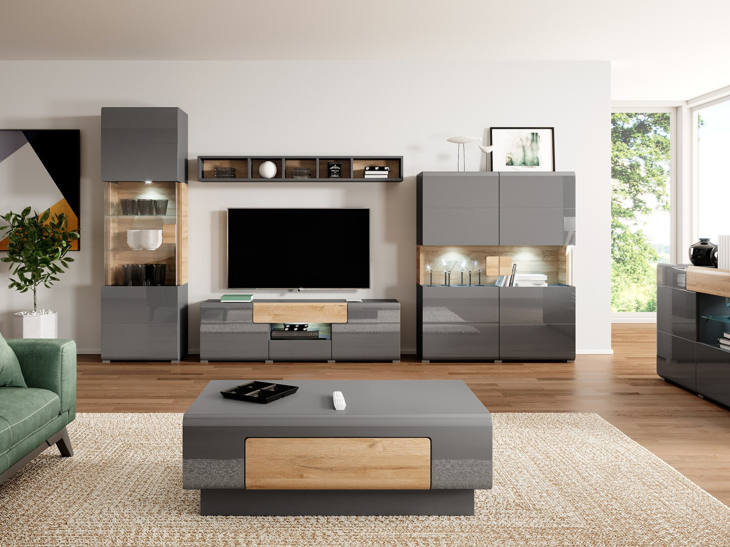 Reol Torsone 103 (Antracit + Gloss antracit + Grandson eg)