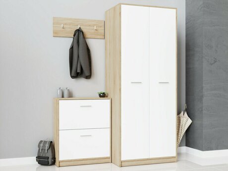 Entrésæt Novsore 150 (Sonoma eg + Hvid)