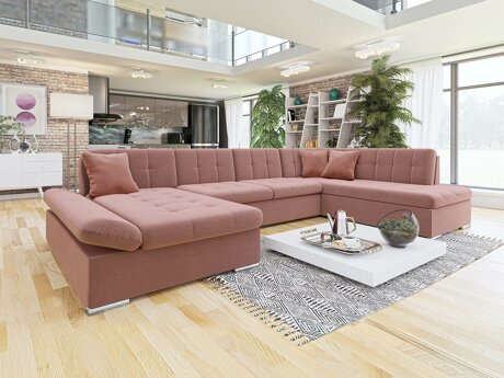 Hjørnesofa Comfivo 173 (Venus Velvet 2918 + Magic Velet 2258)