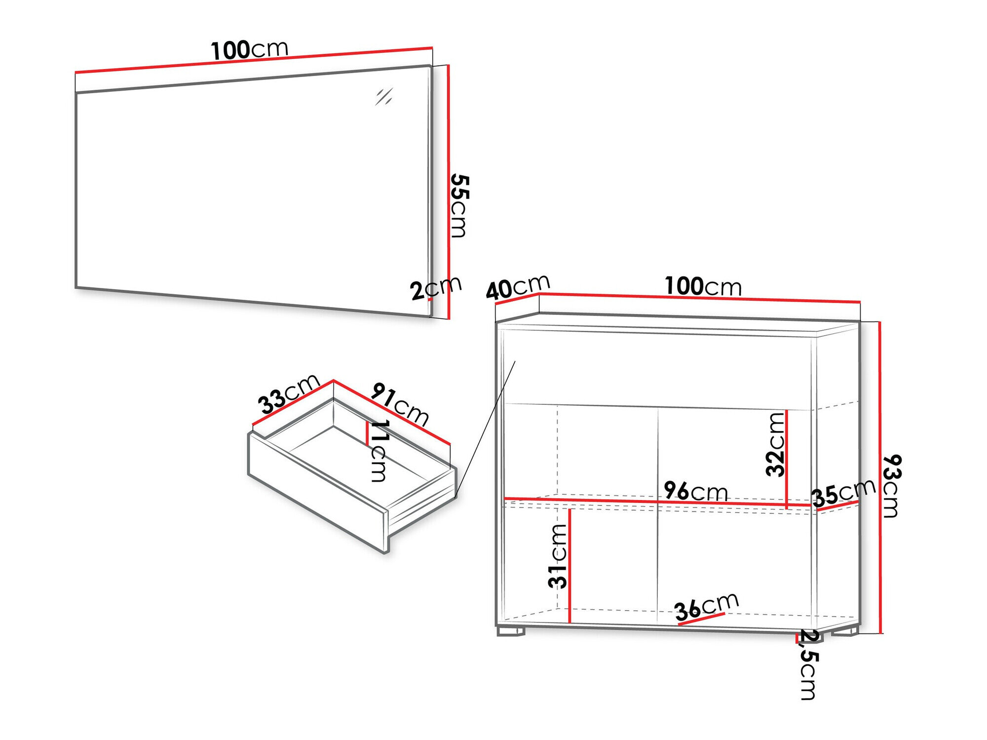 Entrésæt Comfivo Fersoe 116 (Hvid)