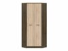 Hjørnegarderob Novsore 119 (Mørk eg + Sonoma eg)