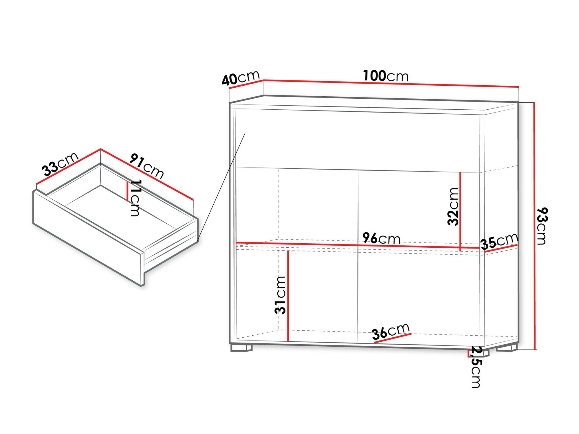 Kommode Comfivo Fersoe 114 (Kashmir)