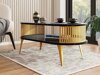 Sofabord Sordore 106 (Gylden + Sort marmor)