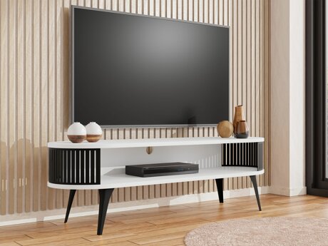 TV-bord Sordore 108 (Sort + Hvid)