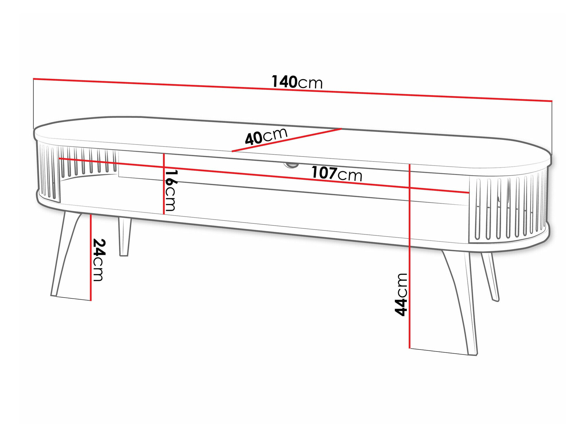TV-bord Sordore 109 (Gylden + Sort marmor)