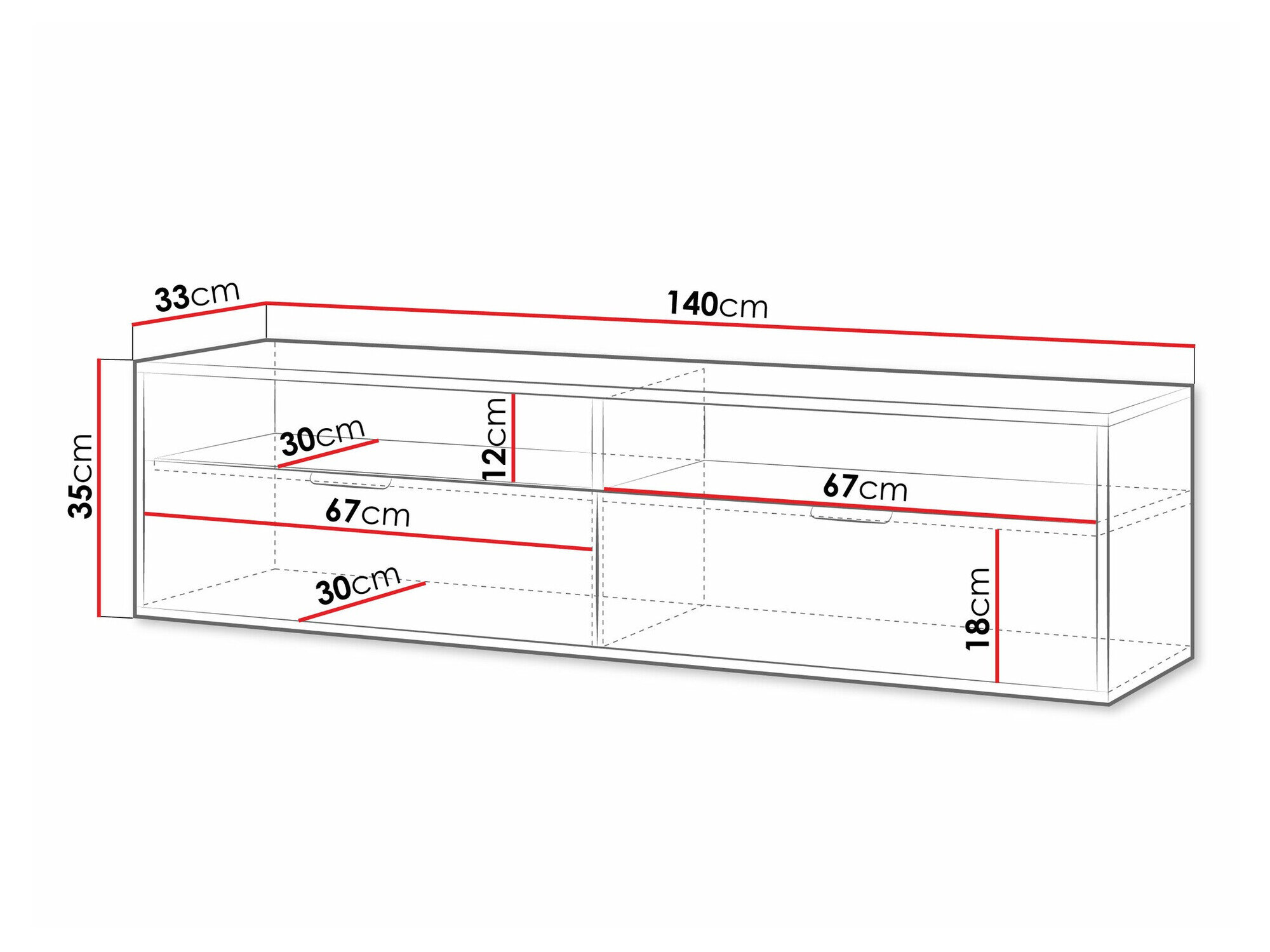 TV-bord Hamilton 102 (Kashmir)