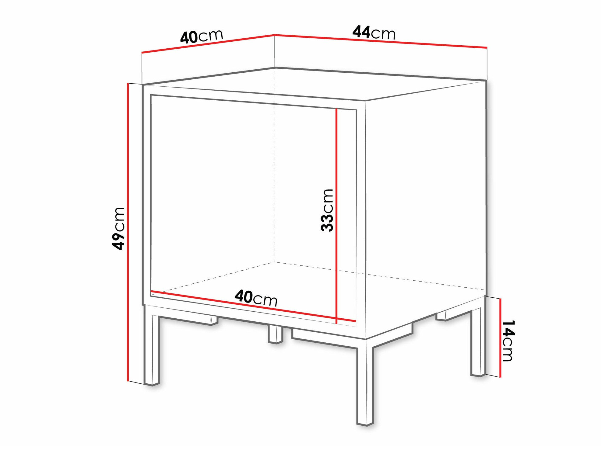 Sengebord Etrfelu 108