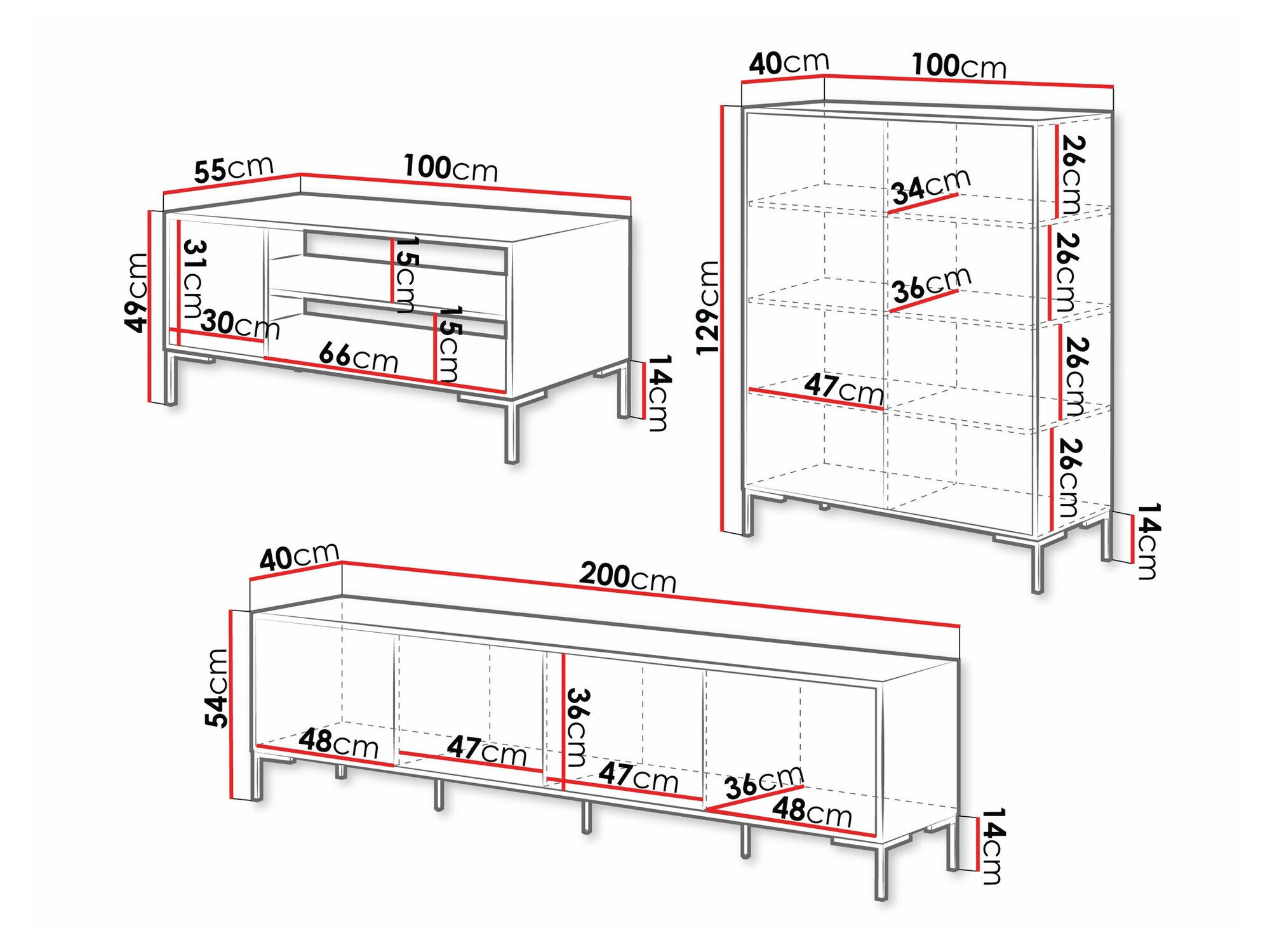 Stuemøbelsæt Etrfelu 110