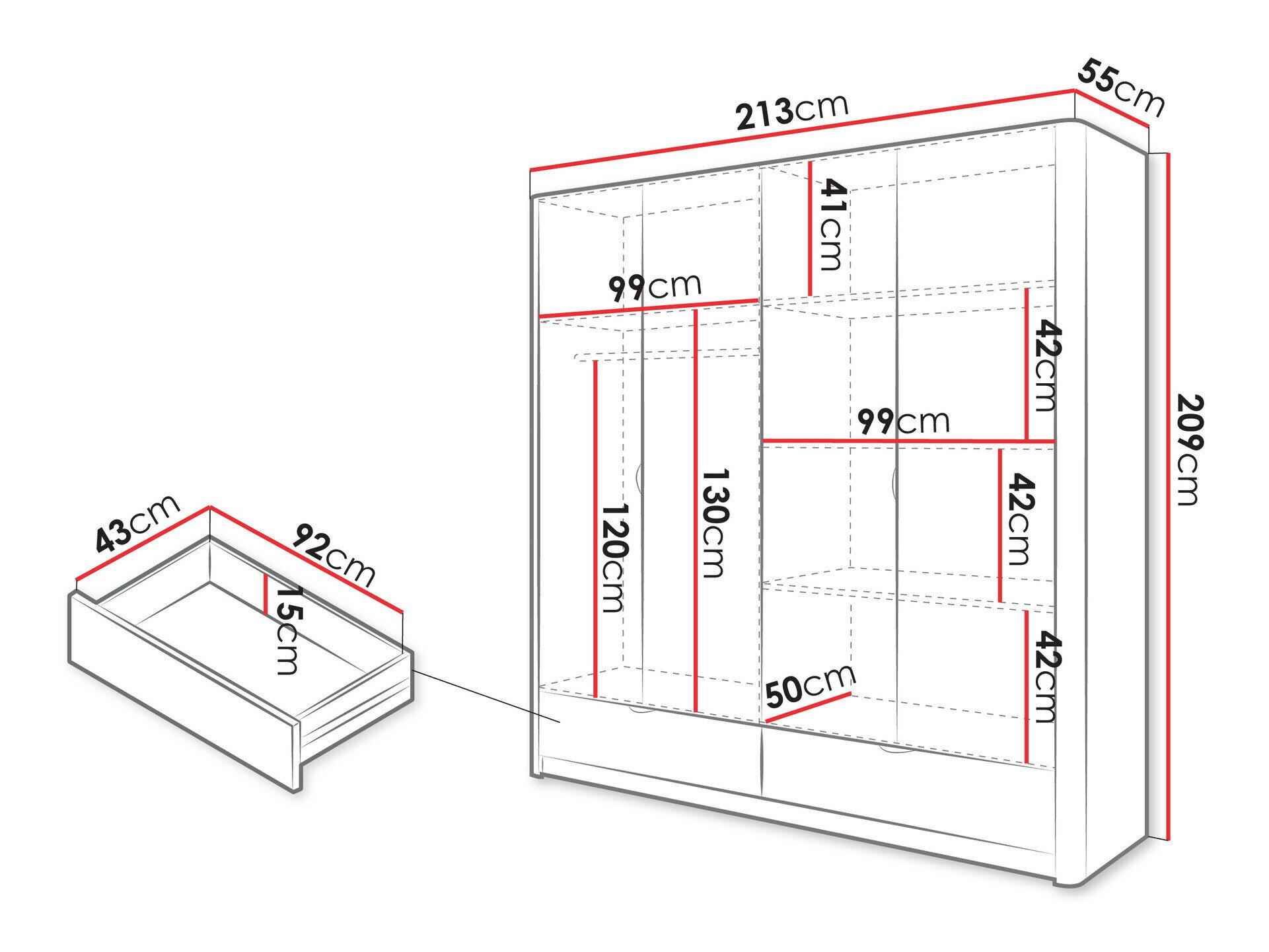 Garderobeskab Versoe 111