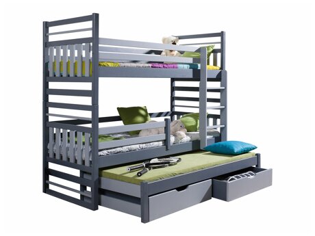 Køjeseng Henderson 124 (Grafit + Grå)