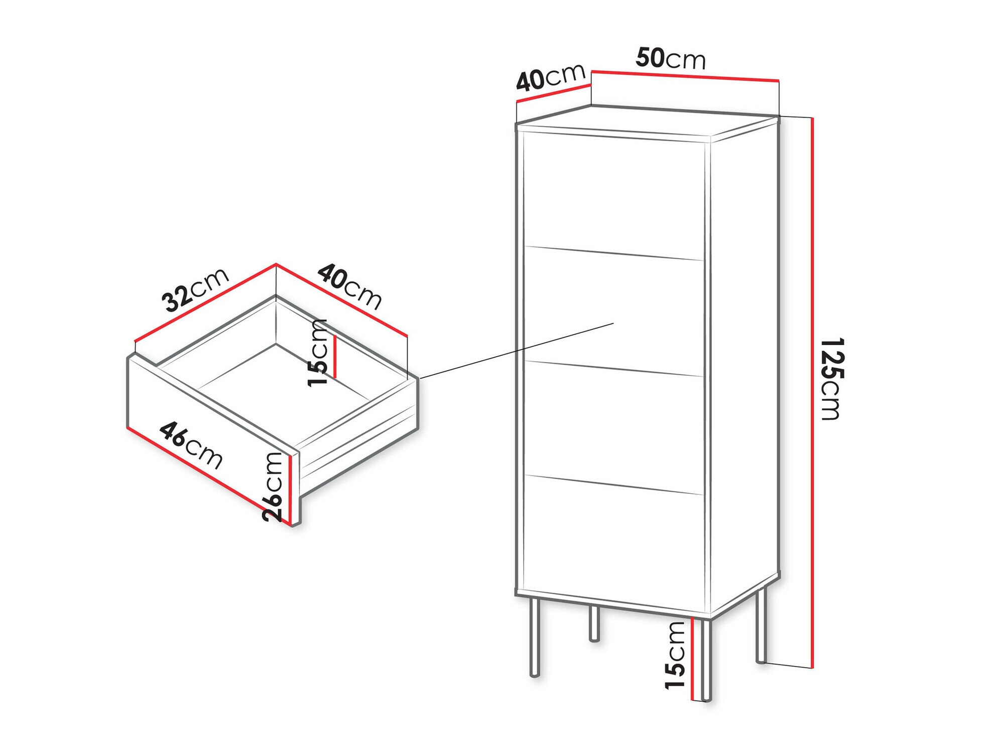Kommode Tolete 102 (Beige)
