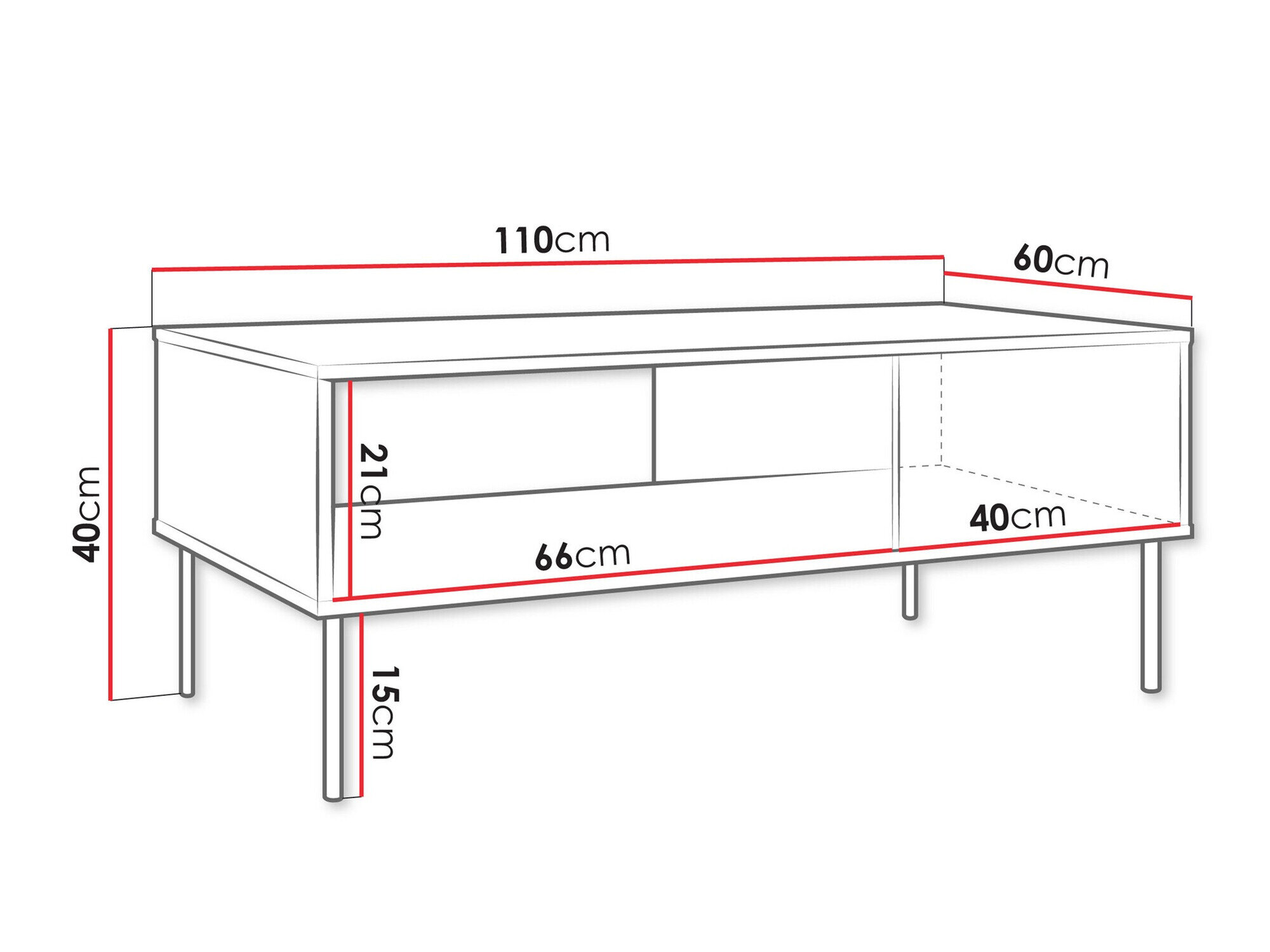 Sofabord Tolete 103 (Grøn)