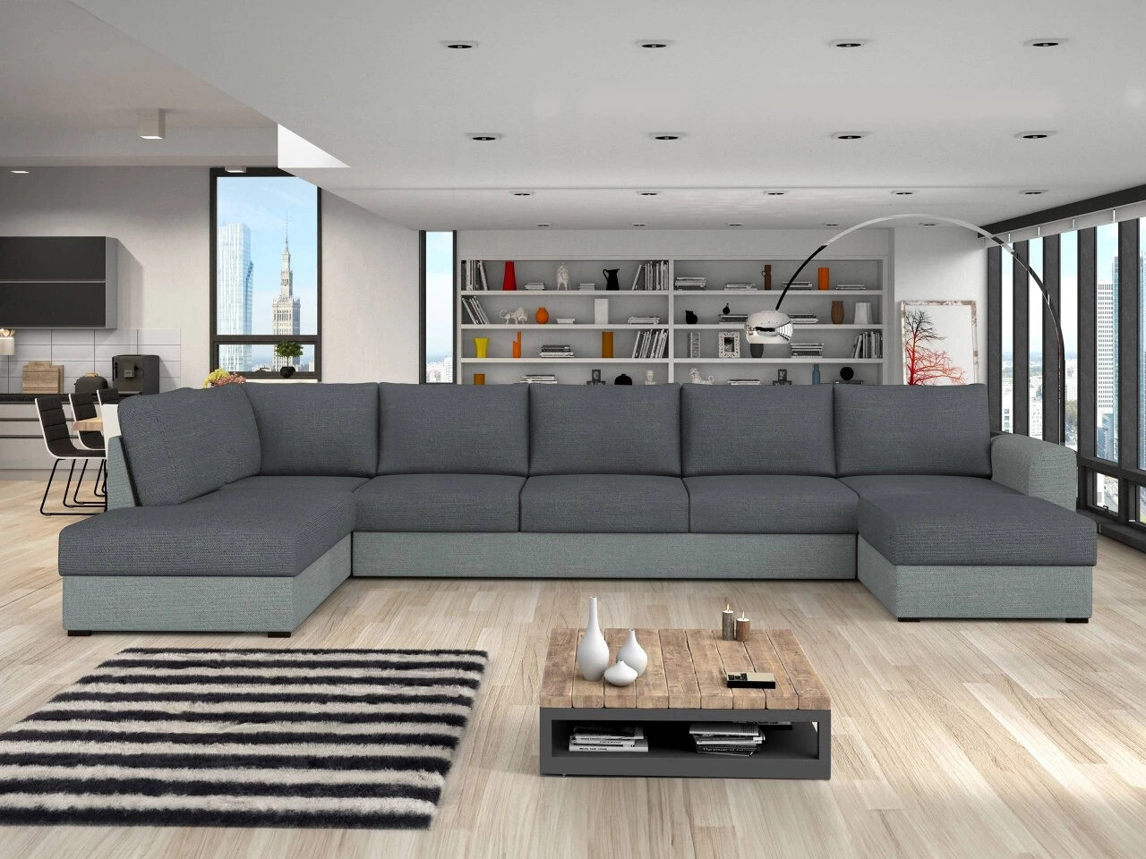 Hjørnesofa Comfivo 191 (Terra 4 + Terra 3)