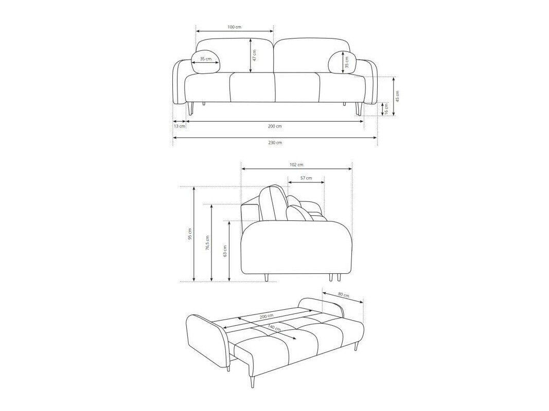 Sovesofa Kingston 151 (Elma 10)