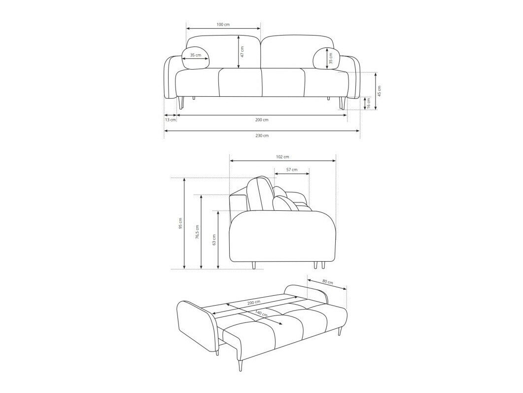 Sovesofa Kingston 151 (Elma 7)