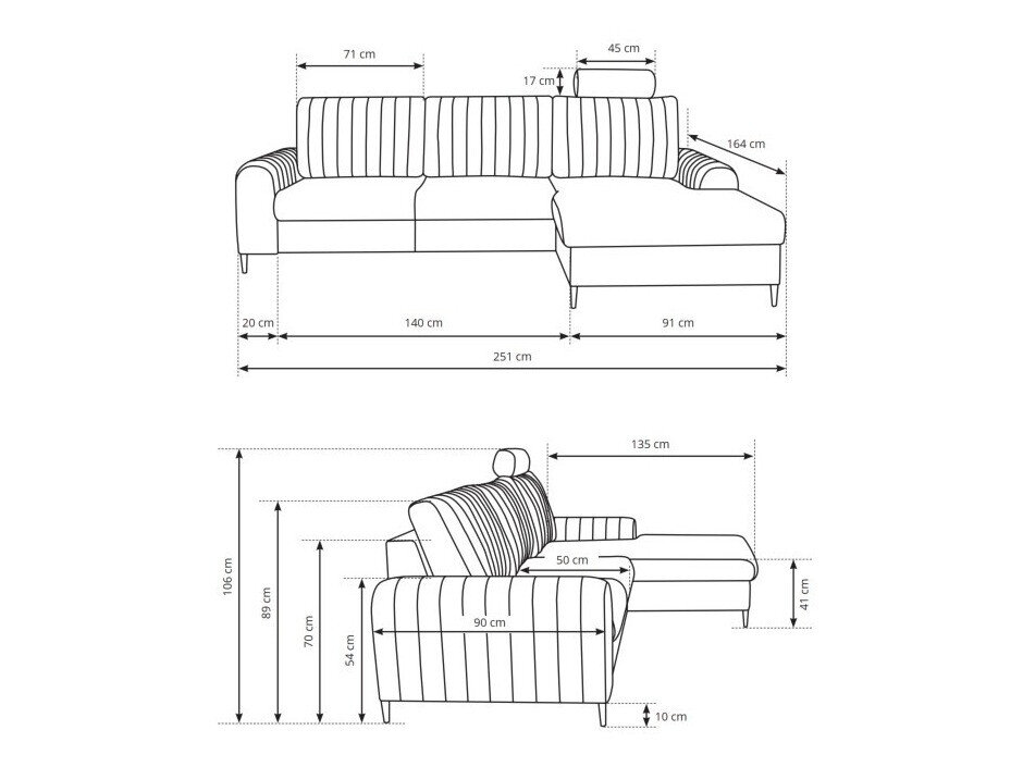 Hjørnesofa Kingston 163 (Loft 22)