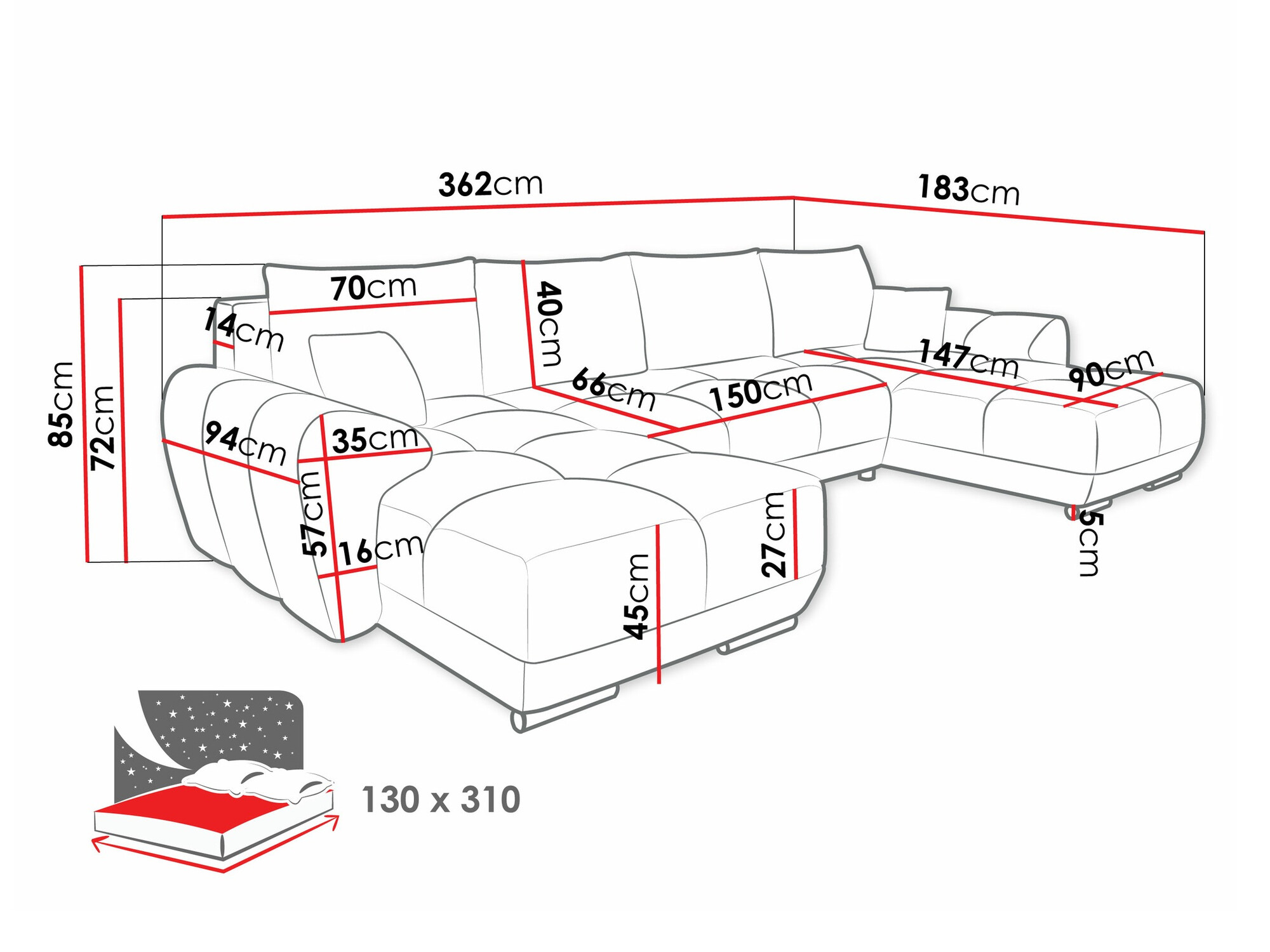 Hjørnesofa Signis I (Velo 635)