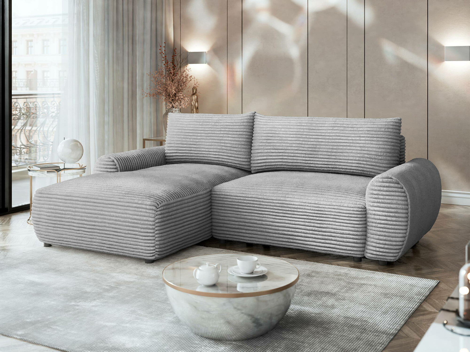 Hjørnesofa TrendyNest Strigina (Tilia 86)