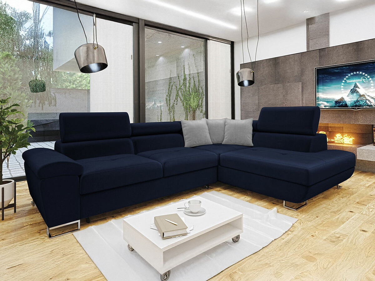 Hjørnesofa Comfivo Ruta II (Magic Velvet 2216 + Magic Velvet 2240)