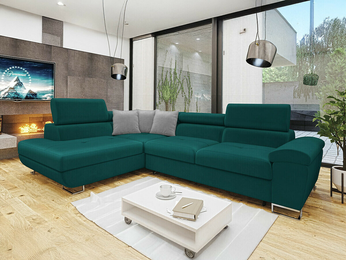 Hjørnesofa Comfivo Ruta II (Magic Velvet 2221 + Magic Velvet 2240)