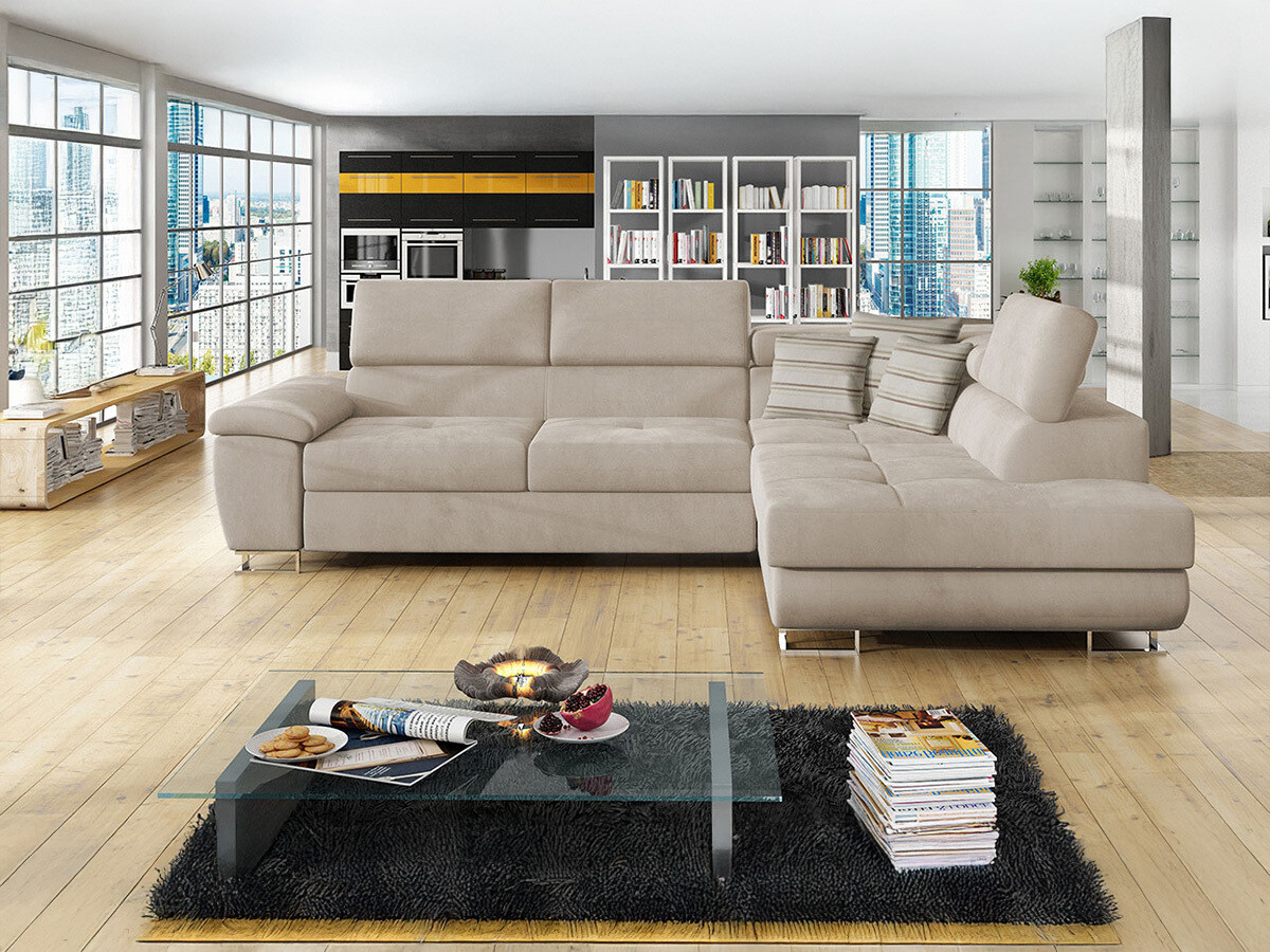 Hjørnesofa Comfivo Ruta II (Uttario Velvet 2979 + Senegal 825)